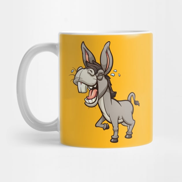 Laughing donkey by memoangeles